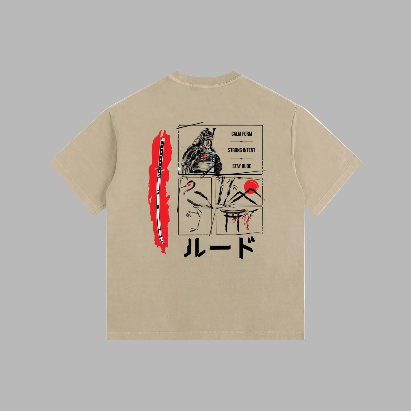 Crème Statement-Tee
