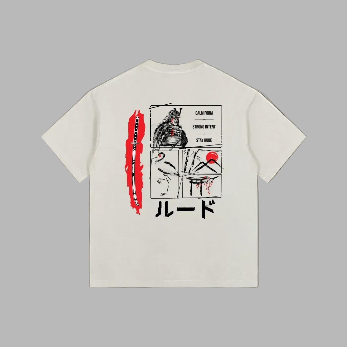 Crème Statement-Tee